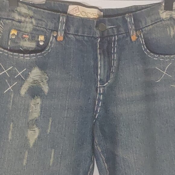 Joe's Jeans The Rocker Skinny Flare Women's Jeans Distressed Size 29 NWT - Picture 4 of 15
